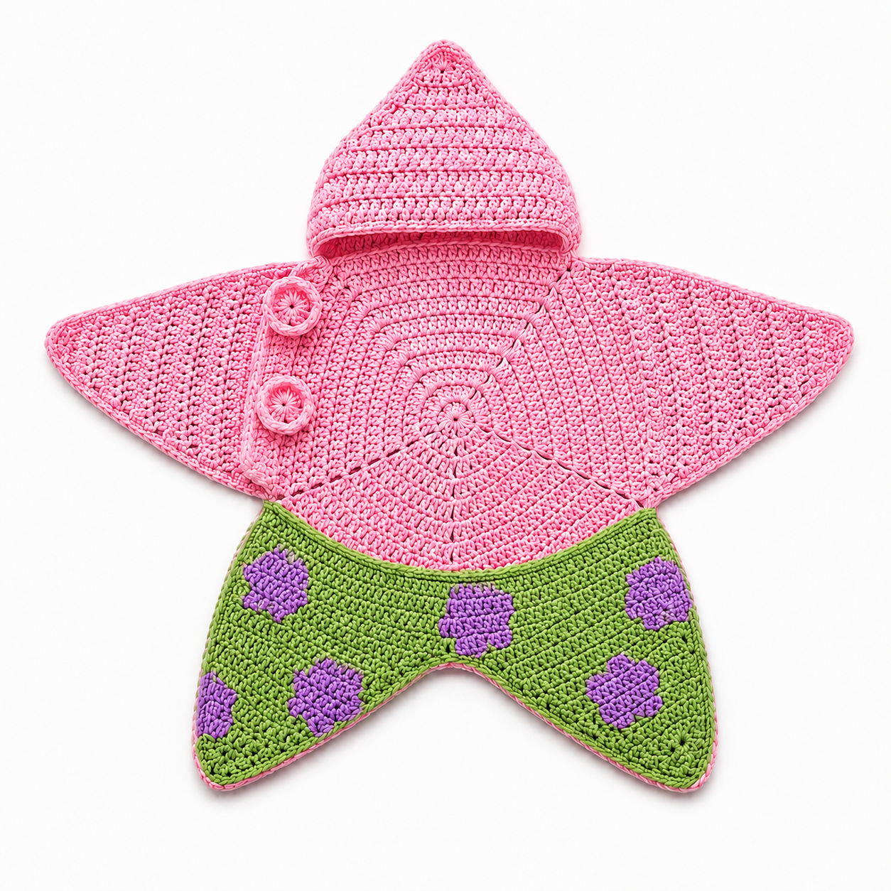 Crochet Baby Star Onesie Suit Pattern PDF | Hooded Newborn Star Cocoon | Baby Sleep Sack | Beginner-Friendly Baby Bunting | Instant Download