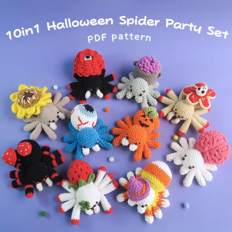 65+ Halloween Crochet Pattern Bundle PDF | Spooky Amigurumi Plushies, Ghost Pumpkin Spider Witch & More | Halloween Crochet Mega Bundle | Digital Download