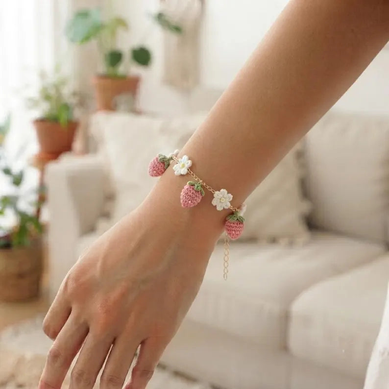 35 Crochet Bracelet Pattern Bundle PDF | Floral, Bow, Animal & Charm Bracelet Tutorials | Beginner-Friendly Crochet Jewelry | Instant Download + Video Tutorial