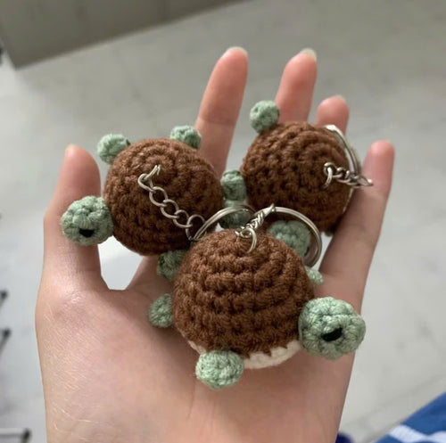 Mini Turtle Crochet Pattern PDF | Cute Amigurumi Turtle Keychain | Beginner Crochet Pattern | Digital Download with Video Tutorial