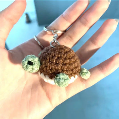 Mini Turtle Crochet Pattern PDF | Cute Amigurumi Turtle Keychain | Beginner Crochet Pattern | Digital Download with Video Tutorial