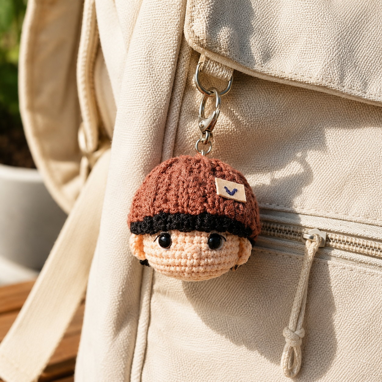 Golden Wool™ | Handmade K-Pop Inspired Crochet Doll Keychain Set, Cute Amigurumi Mini Plush Bag Charms, Fan-Made Member Doll Accessories, K-Pop Lover Gift