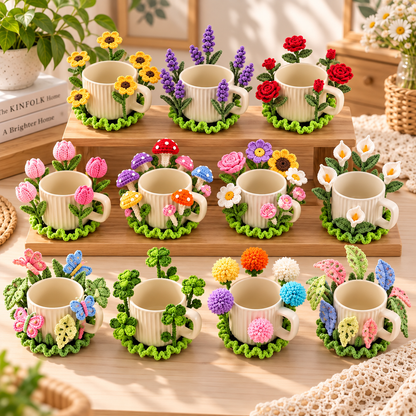 10+ Crochet Flower Coaster Patterns PDF – Popping Flower Coasters, Sunflower, Rose & Mushroom Crochet Coasters