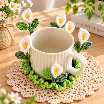 10+ Crochet Flower Coaster Patterns PDF – Popping Flower Coasters, Sunflower, Rose & Mushroom Crochet Coasters