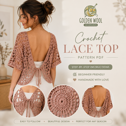 Butterfly Wing Cardigan Crochet Pattern PDF | Lace Crochet Cardigan Tutorial | Boho Shrug Pattern | Instant Digital Download