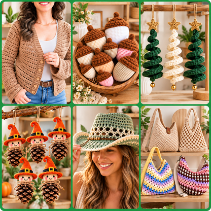 50+ Trending Crochet Patterns 2026 | Amigurumi, Crochet Bags, Home Decor & Seasonal PDF Patterns