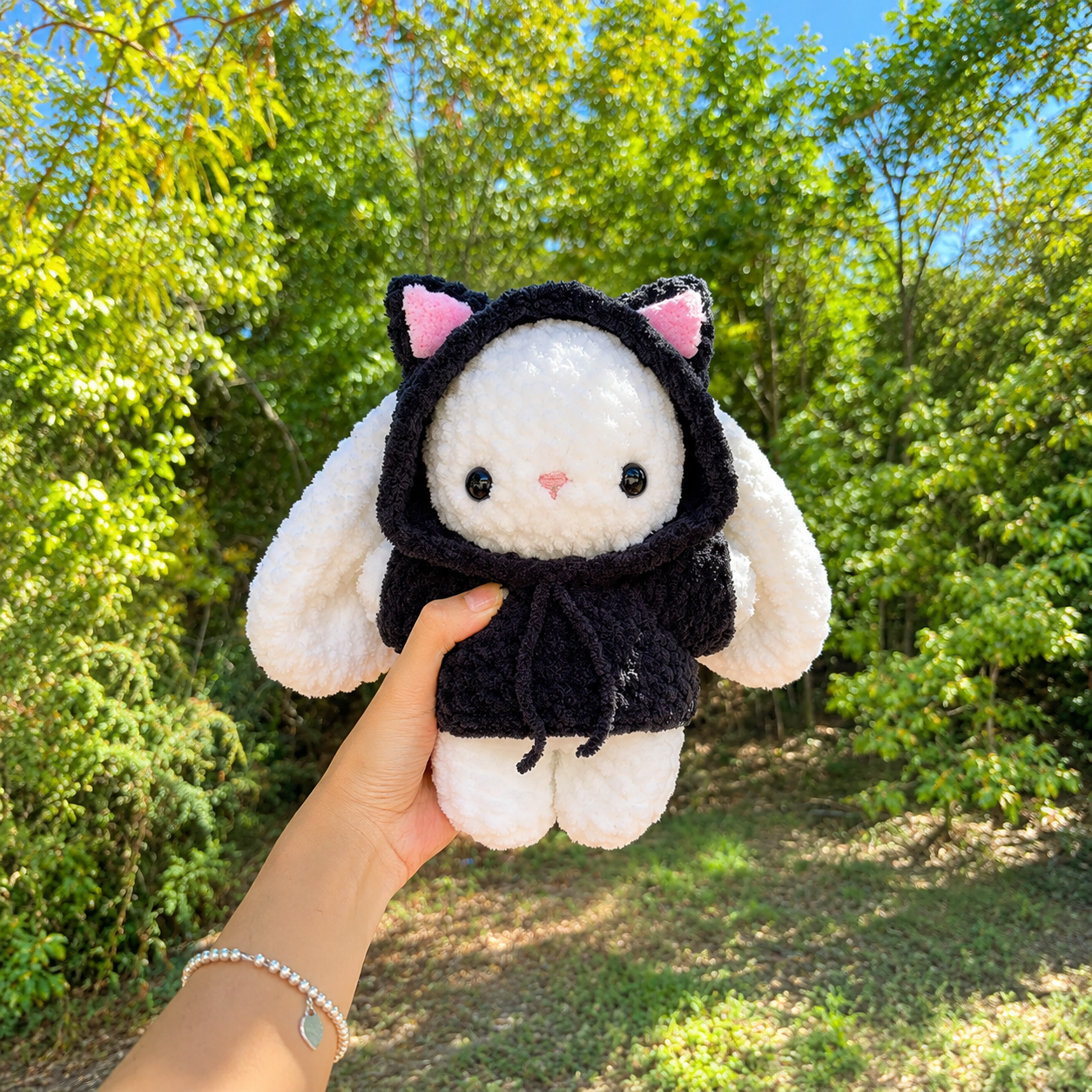 9-in-1 Baby Bunny Hoodie Crochet Pattern Bundle PDF – Cute Bunny with Interchangeable Animal Hoodies | Digital Download with Step-by-Step Video Tutorial