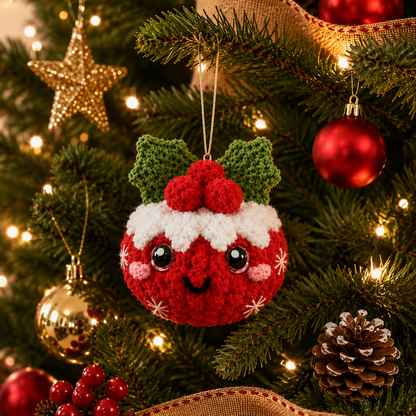 Christmas Dumpling Crochet Pattern Bundle PDF – Cute Holiday Amigurumi Plush Set with Steamer Basket | Digital Download with Step-by-Step Video Tutorial