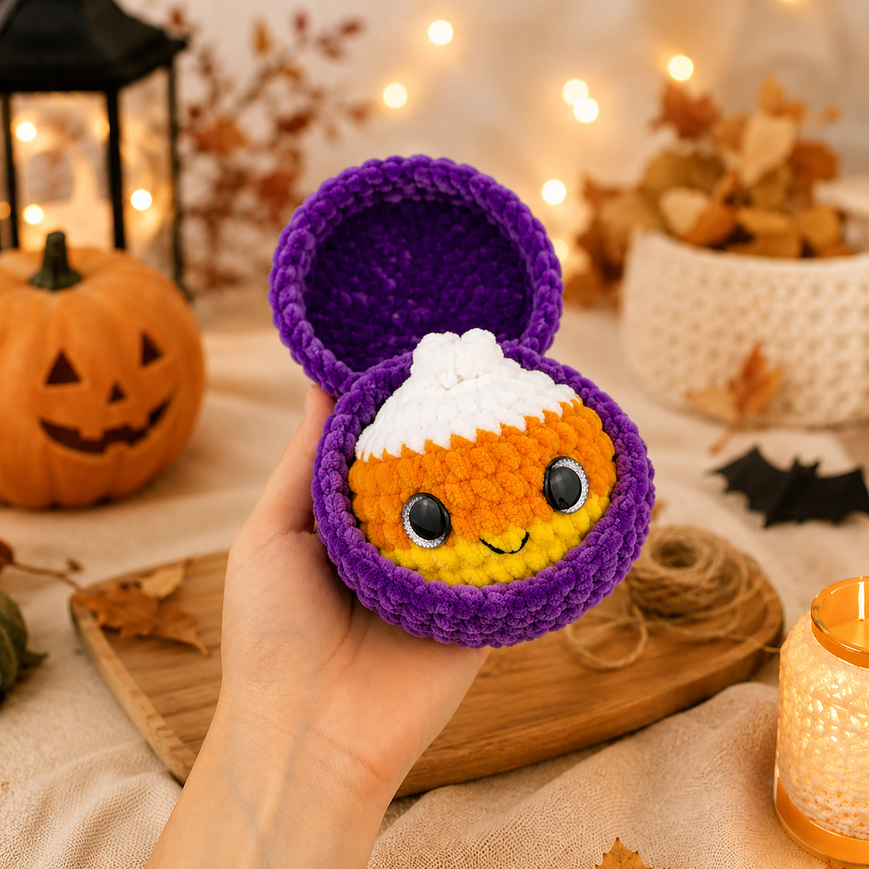 Halloween Dumpling & Steamer Crochet Pattern PDF – Cute Kawaii Amigurumi Plushies | Beginner Digital Download with Step-by-Step Video Tutorial