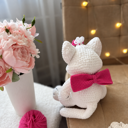 Kitty with a Bow Crochet Pattern PDF | Cute Cat Amigurumi Pattern | Low-Sew Plush Kitten | Beginner Friendly | Instant Download