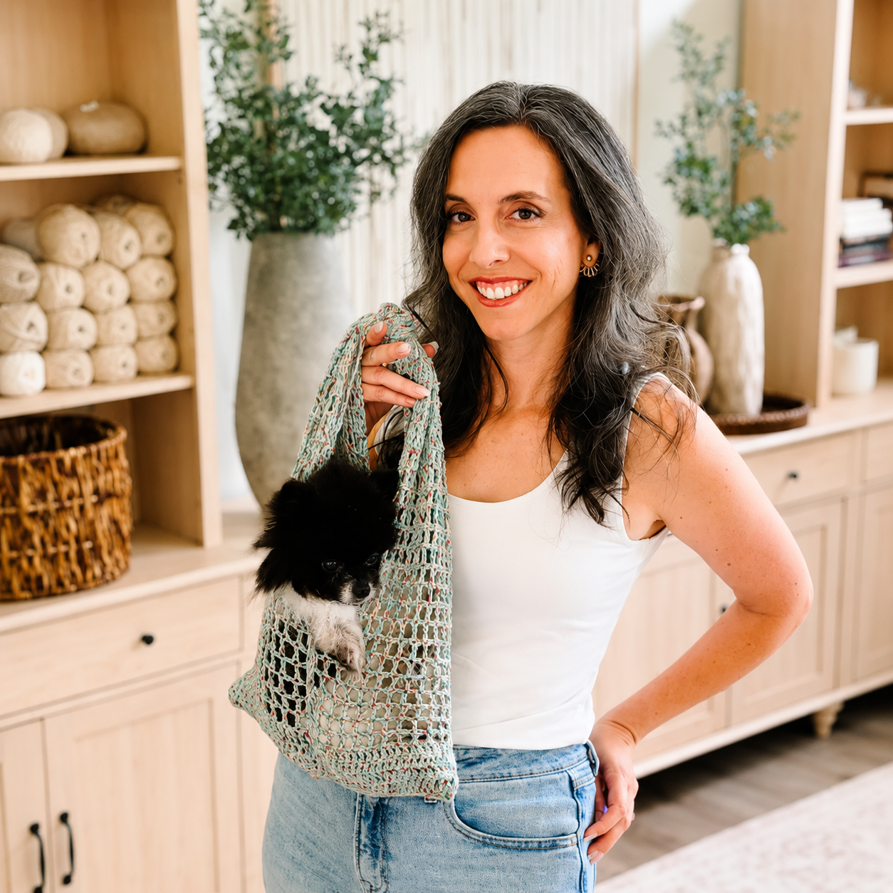 Knotted Mesh Crochet Bag Pattern PDF | Easy Mesh Market Tote | 3 Sizes Crochet Bag Tutorial | Beach Bag | Beginner-Friendly | Instant Digital Download
