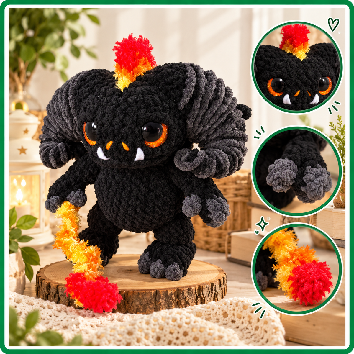 Baby Balor Crochet Pattern PDF, Amigurumi Character