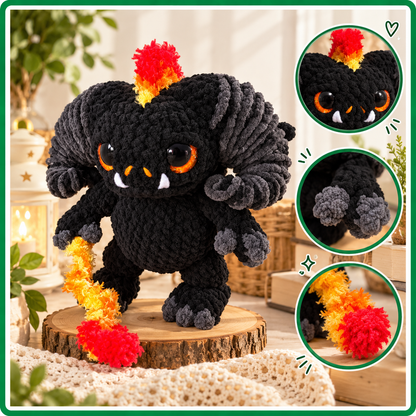 Baby Balor Crochet Pattern PDF, Amigurumi Character