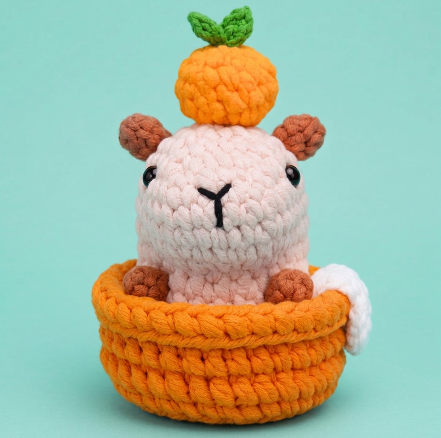 Juju The Capy In-a-Bath Crochet Kit - Golden Wool