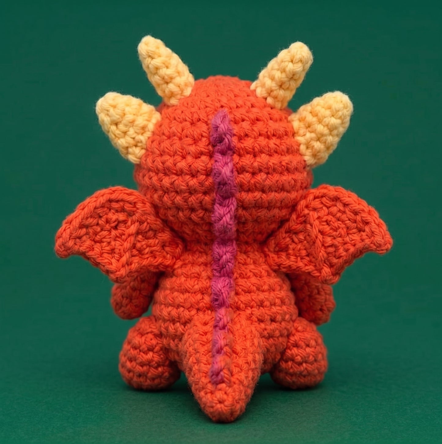 Blazer The Fire Dragon Crochet Kit - Golden Wool