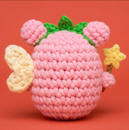 Poppi The Fairy Pig Crochet Kit - Golden Wool