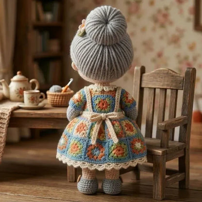 Granny Amigurumi Crochet Pattern – Grandma Doll PDF Tutorial - Golden Wool