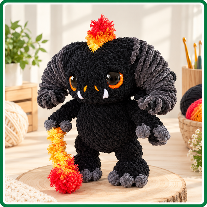Baby Balor Crochet Pattern PDF, Amigurumi Character