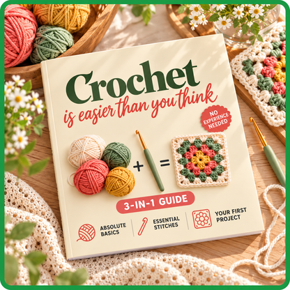 Crochet for Beginners Book, Easy Step-by-Step Crochet Guide