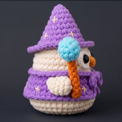 Merlin the Wizard Owl Crochet Kit - Golden Wool