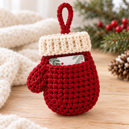 Crochet Gift Card Holder Pattern PDF, Christmas Gift Card Holder Crochet Pattern, 3 Festive PDF Designs