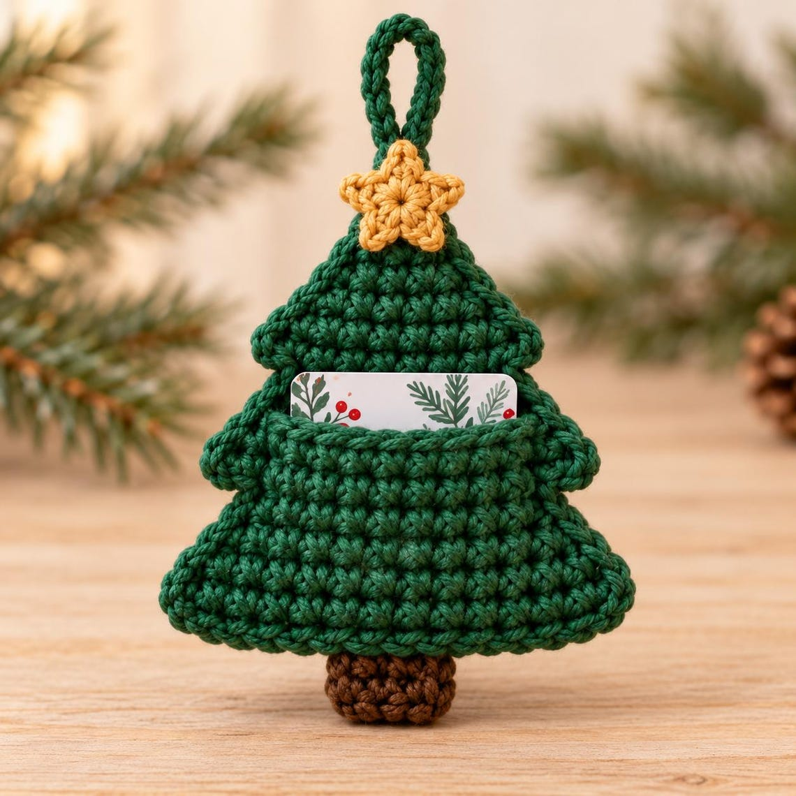 Crochet Gift Card Holder Pattern PDF, Christmas Gift Card Holder Crochet Pattern, 3 Festive PDF Designs