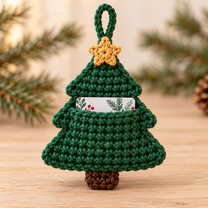 Crochet Gift Card Holder Pattern PDF, Christmas Gift Card Holder Crochet Pattern, 3 Festive PDF Designs