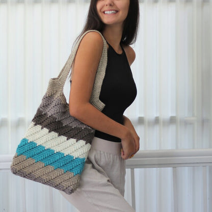 PARIS Urban Handbag Crochet Pattern PDF | Modern Tote Bag Tutorial | Beginner-Friendly Crochet Purse | Boho Market Bag | Instant Digital Download