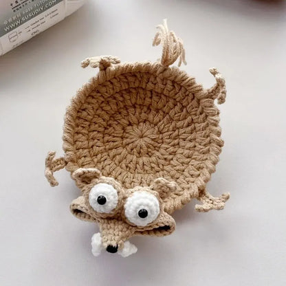5-in-1 Funny Animal Coasters Crochet Pattern PDF | Squirrel, Frog, Duck, Swan & Donkey | Stress-Relief Crochet | Instant Download