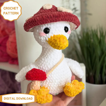 No-Sew Dress-Up Goose Crochet Pattern PDF | Goose Amigurumi Plush with 5 Cute Outfits | Spring Farm Animal Crochet | Digital Download