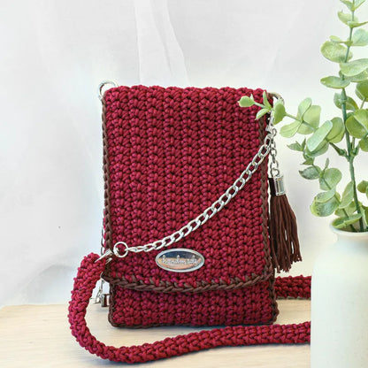 LISBON Crochet Crossbody Phone Purse Pattern PDF | Beginner-Friendly Phone Bag Tutorial | Crochet Phone Holder | Mini Crossbody Bag | Instant Digital Download