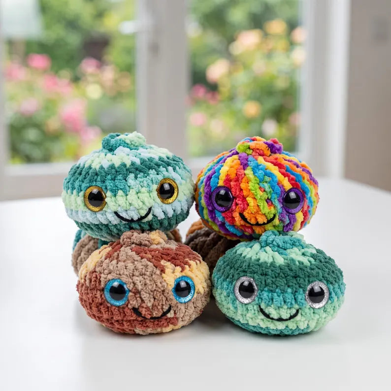 Dumpling & Steamer Crochet Pattern PDF – Cute No-Sew Amigurumi Plush | Beginner Digital Download with Step-by-Step Video Tutorial