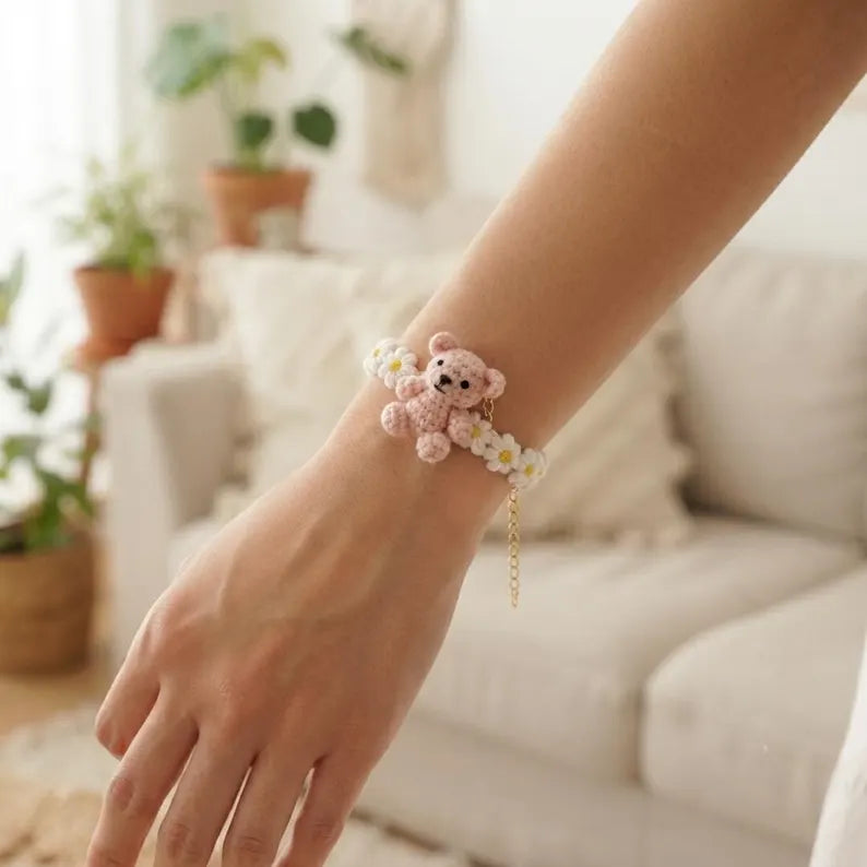 35 Crochet Bracelet Pattern Bundle PDF | Floral, Bow, Animal & Charm Bracelet Tutorials | Beginner-Friendly Crochet Jewelry | Instant Download + Video Tutorial