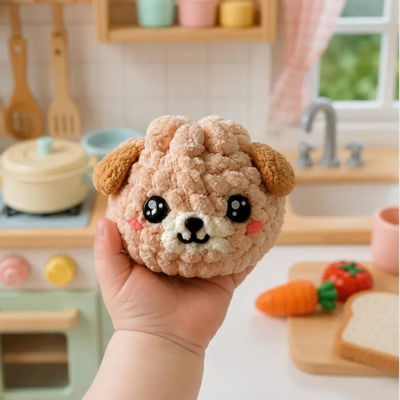 7-in-1  Dumplings & Steamer Crochet Pattern PDF – 7 Cute No-Sew Animal Dumplings | Beginner Digital Download with Step-by-Step Video Tutorial