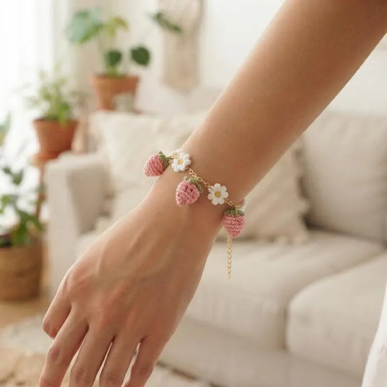 35 Crochet Bracelet Pattern Bundle PDF | Floral, Bow, Animal & Charm Bracelet Tutorials | Beginner-Friendly Crochet Jewelry | Instant Download + Video Tutorial