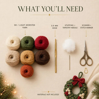 12-in-1 Christmas Crochet Ornament Pattern Bundle PDF | Heirloom Holiday Tree Decorations | Christmas Amigurumi Patterns | Instant Download