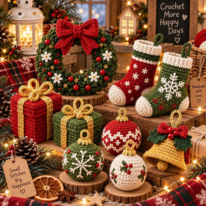 540+ Christmas Crochet Patterns Bundle PDF, Holiday Amigurumi