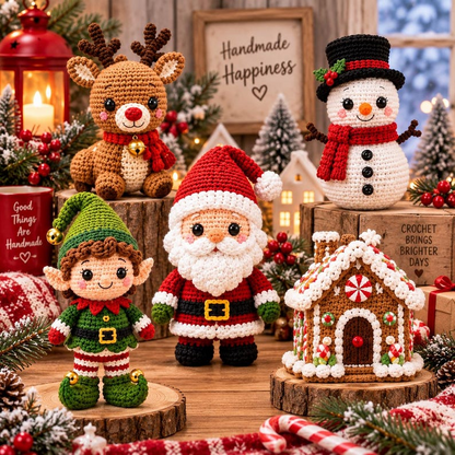 540+ Christmas Crochet Patterns Bundle PDF, Holiday Amigurumi