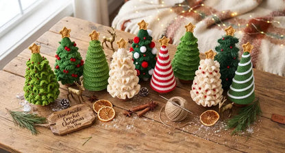 10-in-1 Christmas Tree Crochet Pattern Bundle PDF | Mini Holiday Ornaments & Amigurumi Trees | Christmas Decor | Instant Download