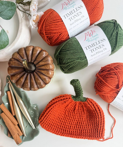 Pumpkin Hat Crochet Pattern PDF, Baby to Adult Pumpkin Beanie, Halloween Crochet Hat, Video Tutorial, Fall Hat Pattern