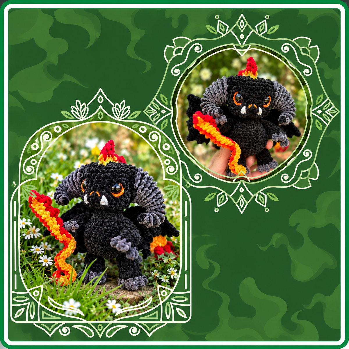 Baby Balor Crochet Pattern PDF, Amigurumi Character