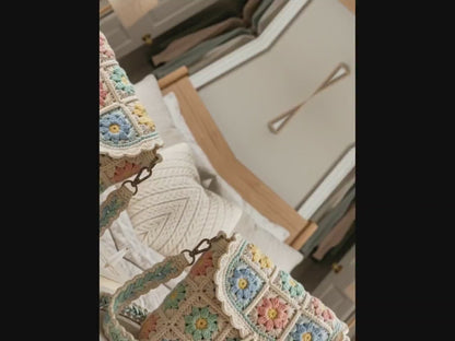 Daisy Granny Crossbody Bag Crochet Pattern PDF | Step-by-Step Tutorial with Photos & Video - Golden Wool (Copy)