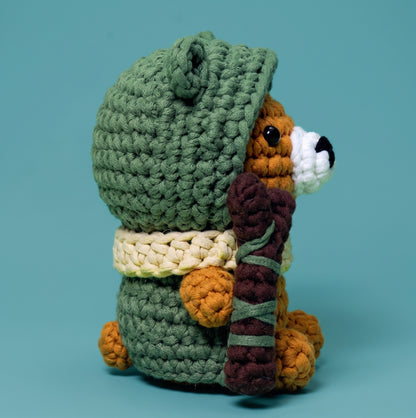 Grun The Druid Bear Crochet Kit - Golden Wool